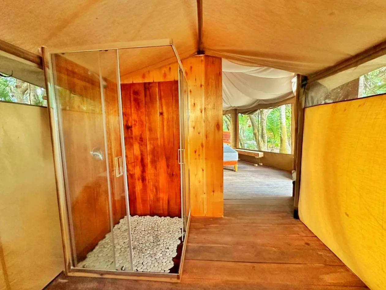 Beachfront Luxury Glamping Punta Allen Luxe tent